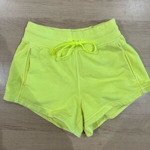 Lululemon Athletica Bright Green Athletic Shorts
